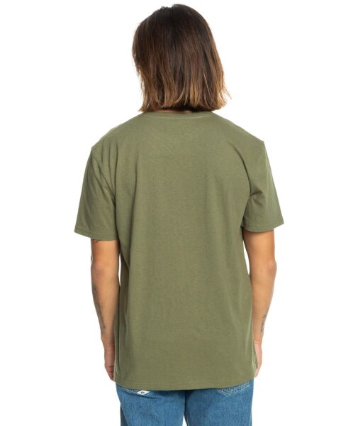 Quiksilver Arched Type Ss Erkek Tişört Yeşil - L