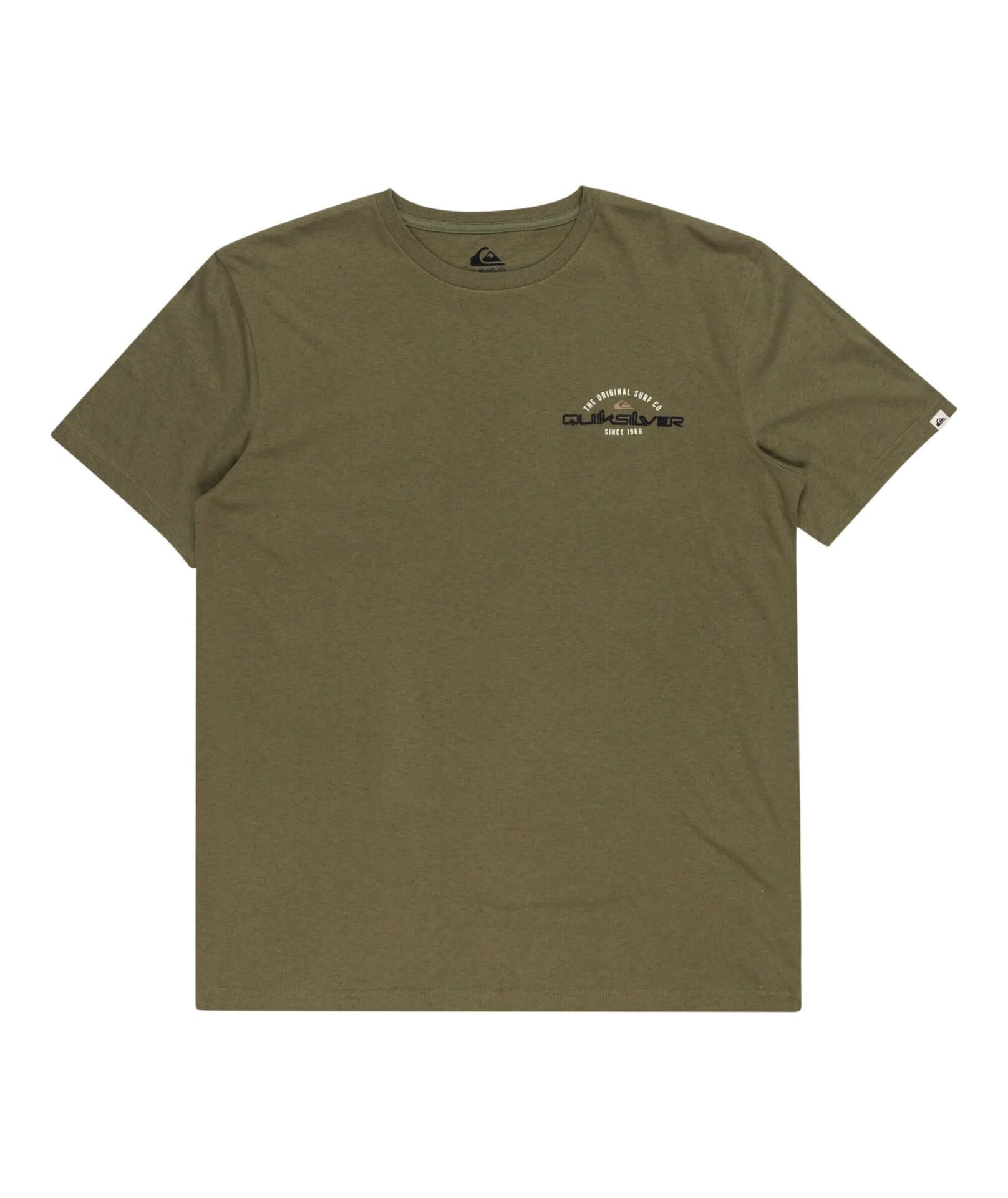 Quiksilver Arched Type Ss Erkek Tişört Yeşil - XL