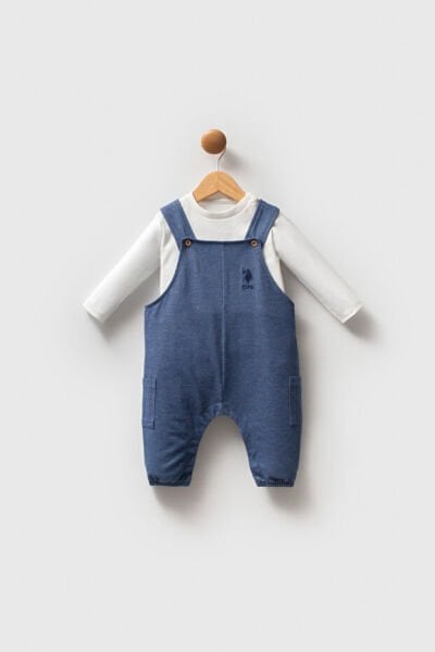 U.S.Polo Assn Erkek Bebek 2 Li Takım 9-12 - Mavi