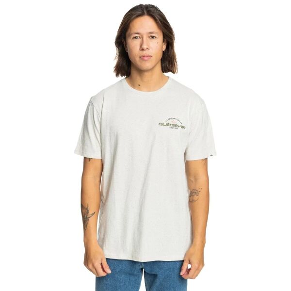 Quiksilver Arched Type Ss Erkek Tişört Bej - XXL
