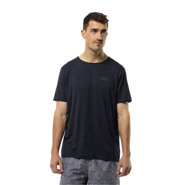 Jack Wolfskin Travel T M Erkek Tişört Bej - L