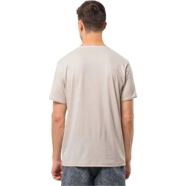 Jack Wolfskin Travel T M Erkek Tişört Bej - L