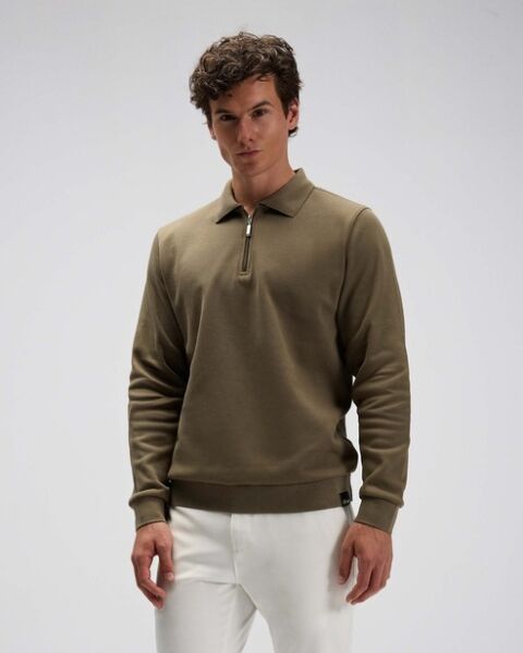 Ellesse Erkek Polo Sweatshirt EM602 XXL - Haki