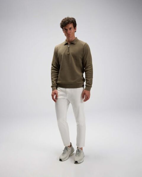 Ellesse Erkek Polo Sweatshirt EM602 XXL - Haki