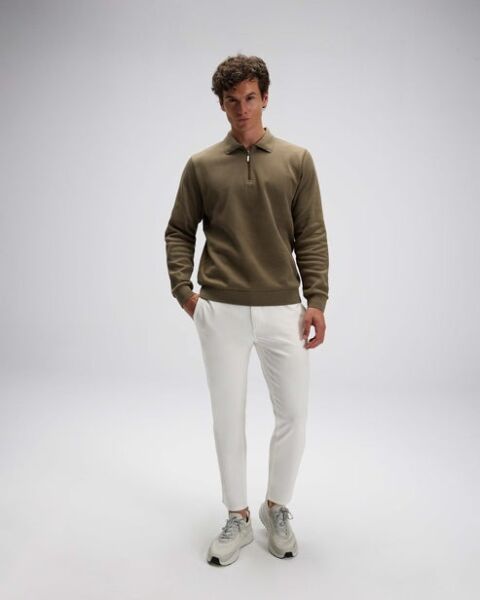 Ellesse Erkek Polo Sweatshirt EM602 XXL - Haki