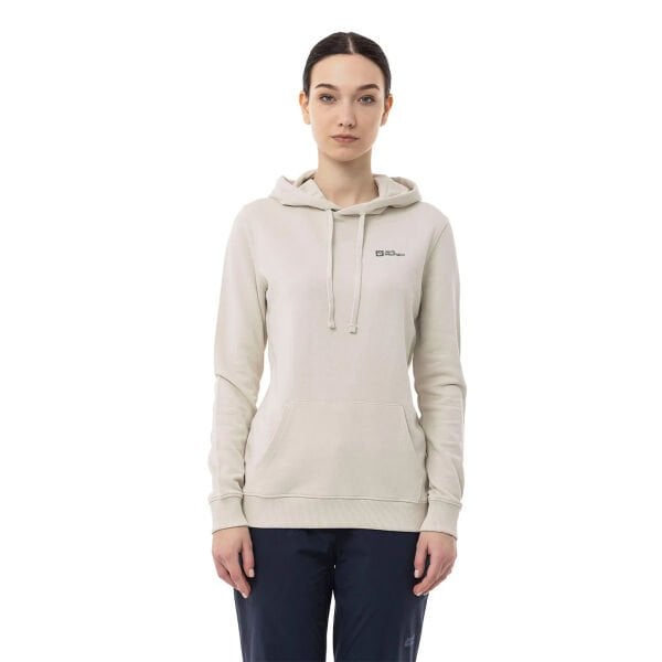 Jack Wolfskin ALICE HOODY W Kadın Sweatshirt M - Bej