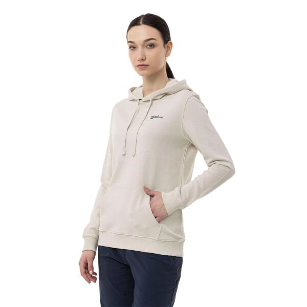 Jack Wolfskin ALICE HOODY W Kadın Sweatshirt M - Bej