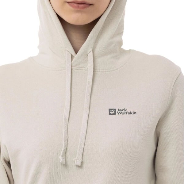 Jack Wolfskin ALICE HOODY W Kadın Sweatshirt M - Bej