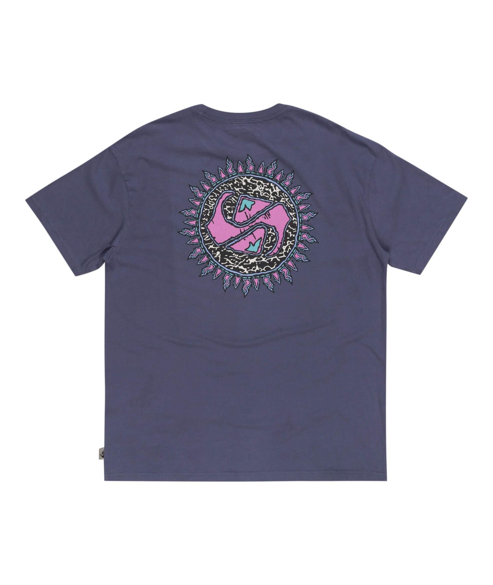 Quiksilver Spin Cycle Ss Erkek Tişört Mavi - XL