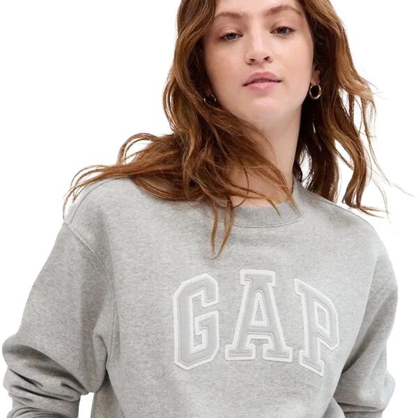 Gap Kadın Sweatshirt V-GAP HERITAGE CREW Gri - XL