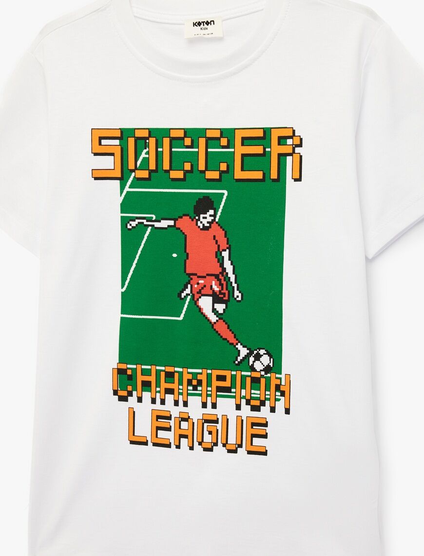 Koton Beyaz Tişört 6Skb10106Tk Beyaz - 9-10