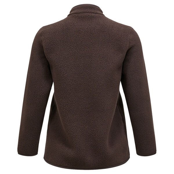 Peak Performance W Fleece Snap Cardigan Kadın Polar Kahverengi - M