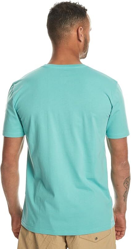 Quiksilver Mw Mini Logo Ss Erkek Tişört Turkuaz - XL