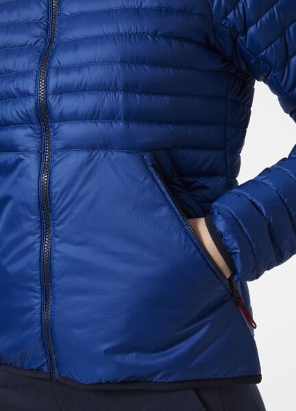 HELLY HANSEN W RWB LIGHT DOWN MONT XS - DEEP FJORD