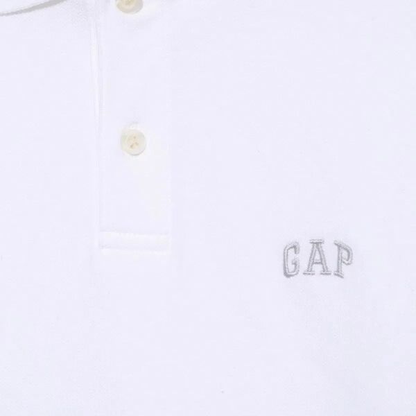 Gap Erkek Polo T-shirt F-LOGO PK POLO Beyaz - XXL