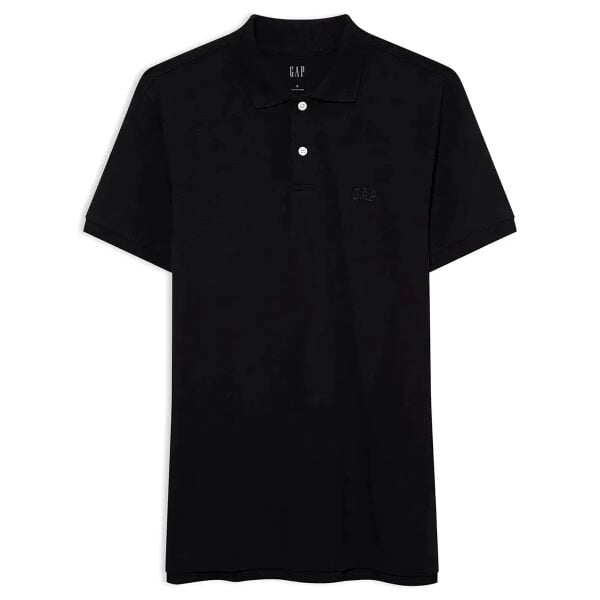Gap Erkek Polo T-shirt F-LOGO PK POLO Siyah - XXL
