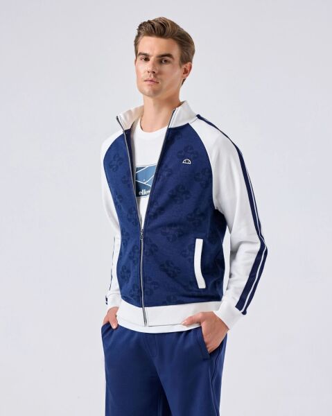 Ellesse Erkek Fermuarlı Sweat Ceket 5SM1357 S - Navy