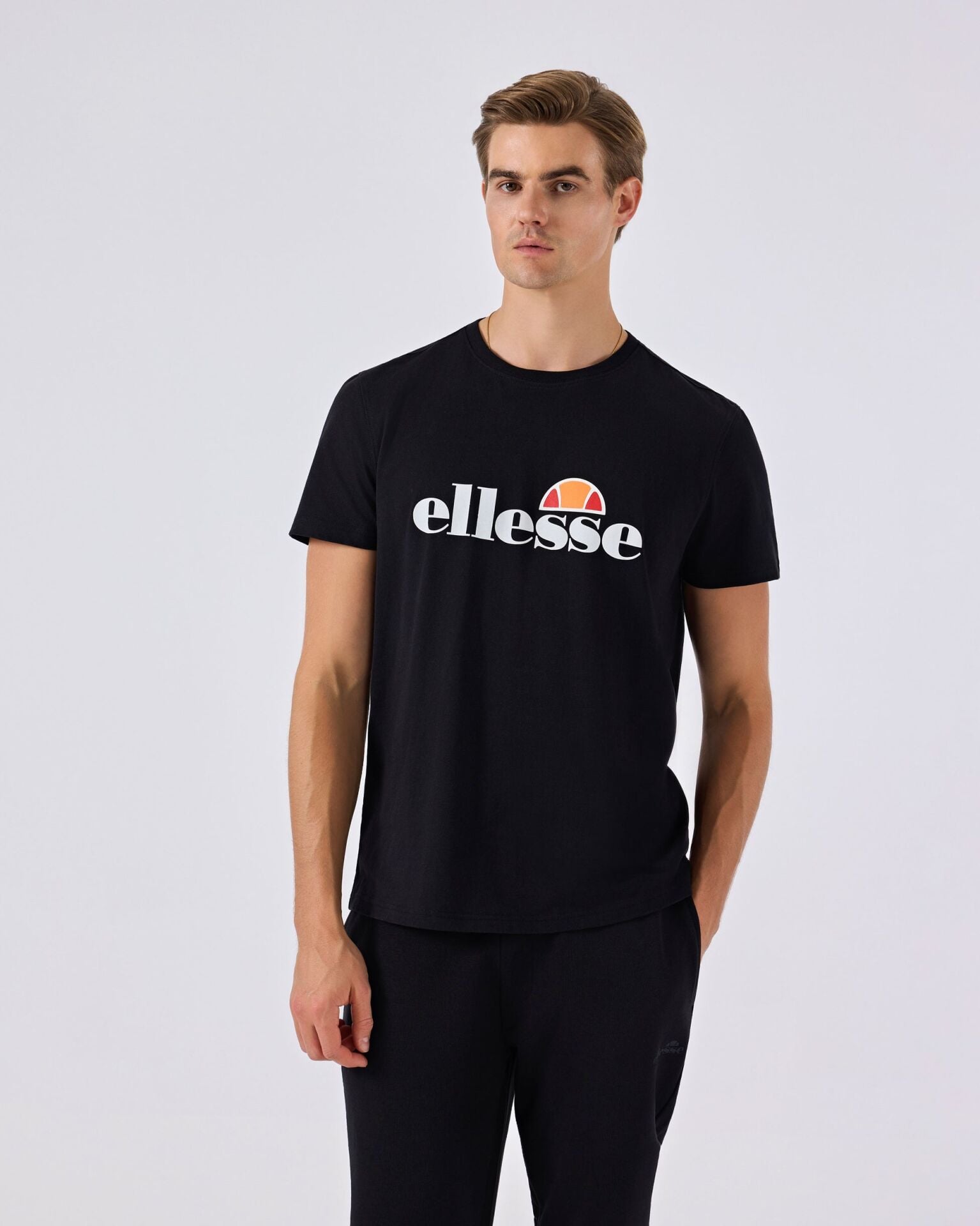 Ellesse Erkek Tişört 6Sm5070 L - BLACK