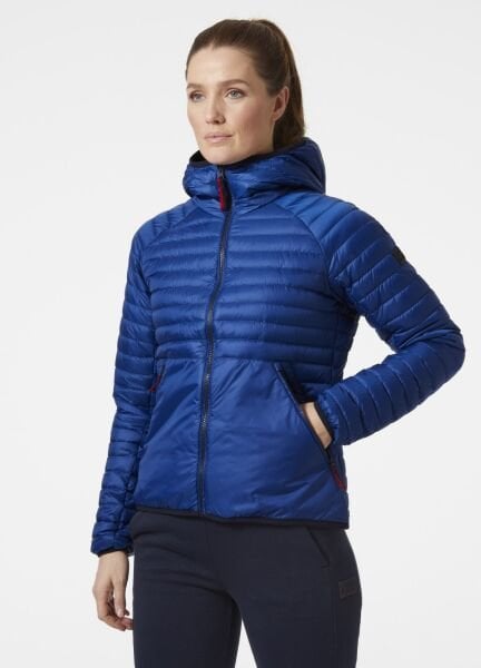 HELLY HANSEN W RWB LIGHT DOWN MONT XS - DEEP FJORD