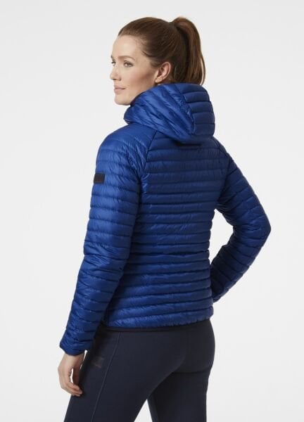 HELLY HANSEN W RWB LIGHT DOWN MONT XS - DEEP FJORD