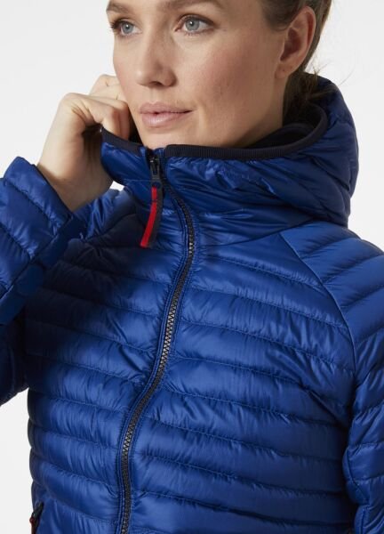 HELLY HANSEN W RWB LIGHT DOWN MONT XS - DEEP FJORD