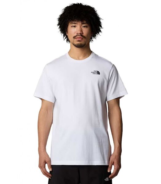 The North Face M Vertical Ss Tee Erkek T-Shirt Beyaz - S