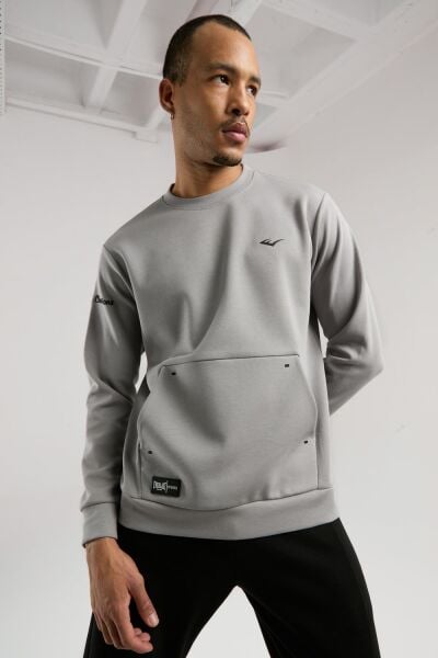 Everlast Champions Collection Siyah Erkek Sweatshirt Gri - XXL