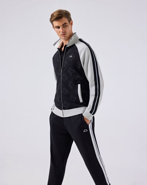 Ellesse Erkek Fermuarlı Sweat Ceket 5Sm1357 S - BLACK