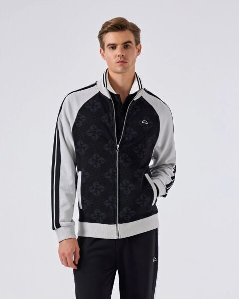Ellesse Erkek Fermuarlı Sweat Ceket 5Sm1357 S - BLACK