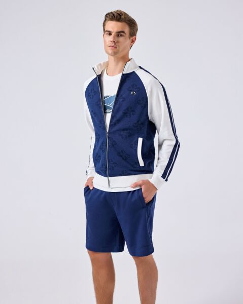 Ellesse Erkek Fermuarlı Sweat Ceket 5SM1357 S - Navy