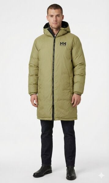 HELLY HANSEN YU REVERSIBLE TERSİ GİYİLEBİLİR COAT PALTO L - BLACK