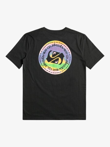 Quiksilver Erkek Beyaz Color Flow Pamuklu Grafik Baskılı T-Shirt Eqyzt07229