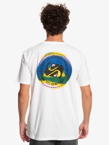 Quiksilver Erkek Beyaz Color Flow Pamuklu Grafik Baskılı T-Shirt Eqyzt07229 L - Anthracite - Solid