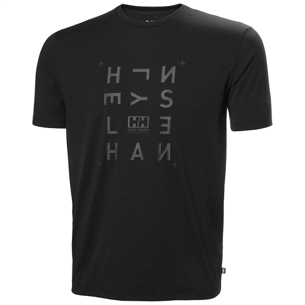 Helly Hansen Skog Recyled Graphic Erkek T-Shirt XL - BLACK
