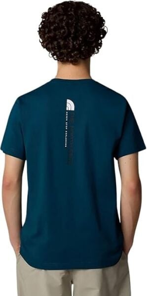 The North Face M Vertical Ss Tee Erkek T-Shirt Lacivert - XL