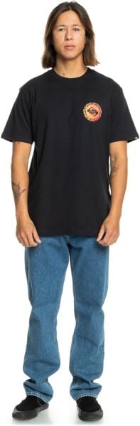 Quiksilver Long Fade Ss Erkek Tişört Siyah - S