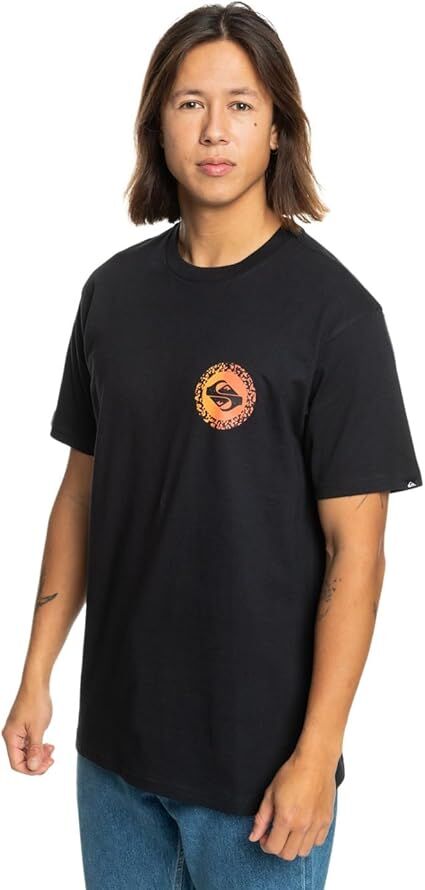 Quiksilver Long Fade Ss Erkek Tişört Siyah - S