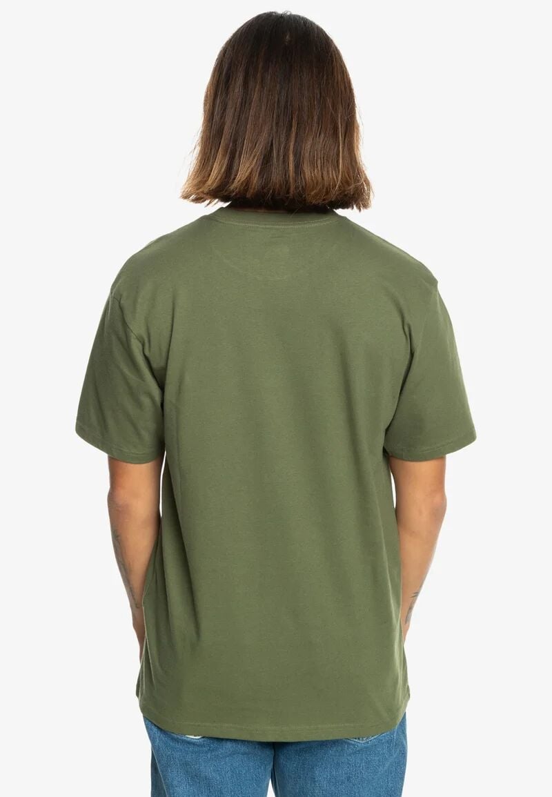 Quiksilver Tropical Rainbow Ss Erkek Tişört Yeşil - L