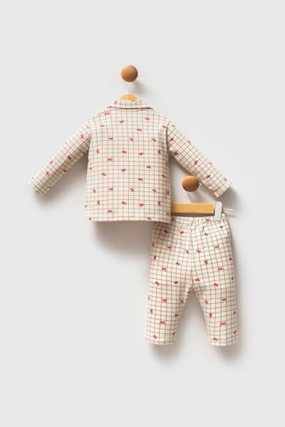 U.S.Polo Assn Kız Bebek Pijama Takım 9-12 - Beyaz