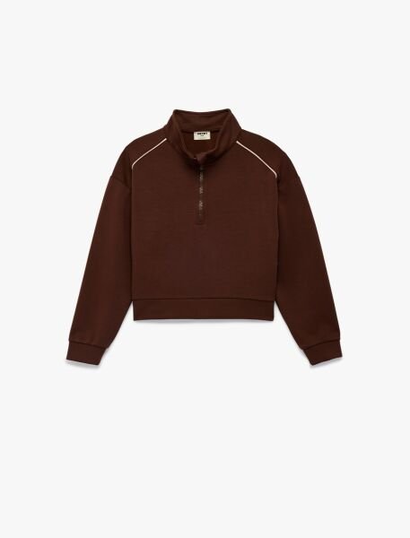 Koton Kahverengi Sweatshirt 6Skg10224Ak Kahverengi - 9-10