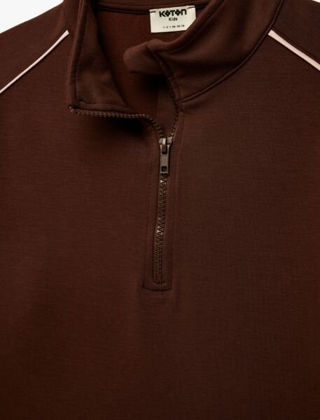 Koton Kahverengi Sweatshirt 6Skg10224Ak Kahverengi - 9-10