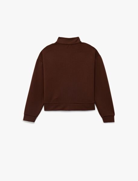 Koton Kahverengi Sweatshirt 6Skg10224Ak Kahverengi - 9-10