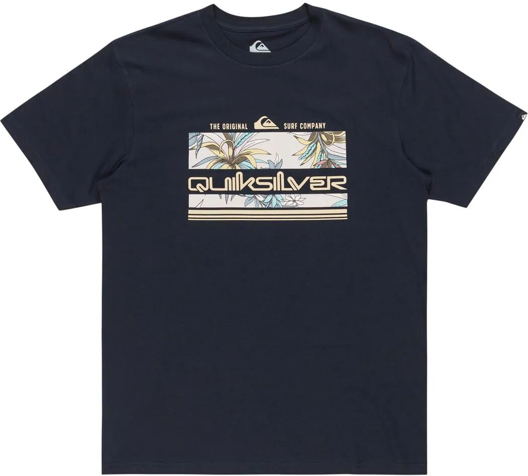 Quiksilver Tropical Rainbow Ss Erkek Tişört Lacivert - M