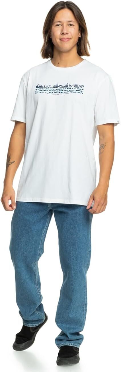 Quiksilver Omni Fill Ss Erkek Tişört Beyaz - M