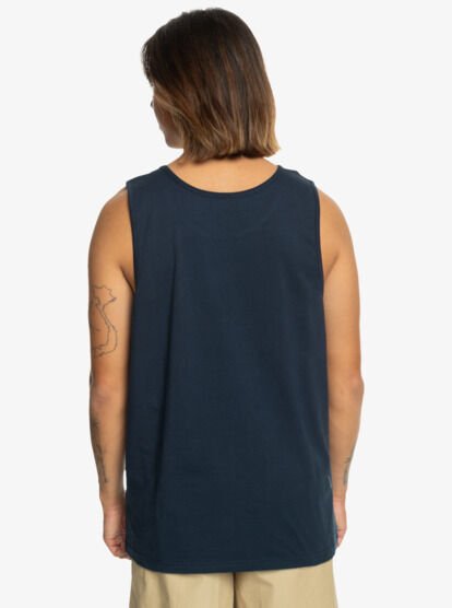 Quiksilver Comp Logo Tank Erkek Tişört Beyaz - M